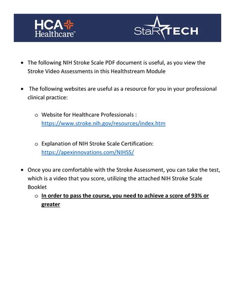 Introduction to Image NIHSS in Healthcare