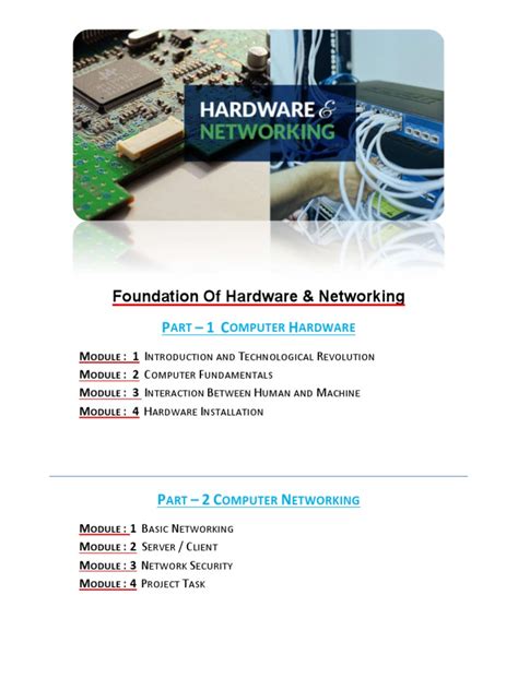 Introduction Of Computer Hardware And Networking Pdf