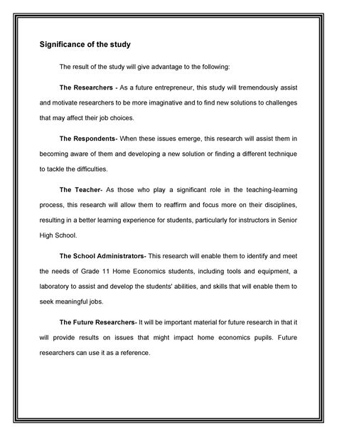 introduction significance of the study example