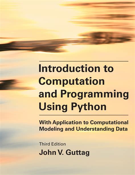 introduction to computation and programming using python guttag