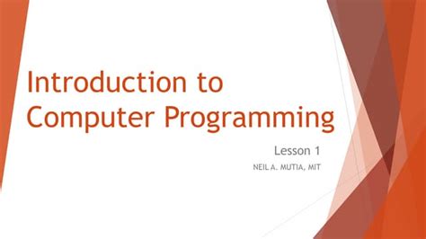 introduction to computer programming lecture notes pdf