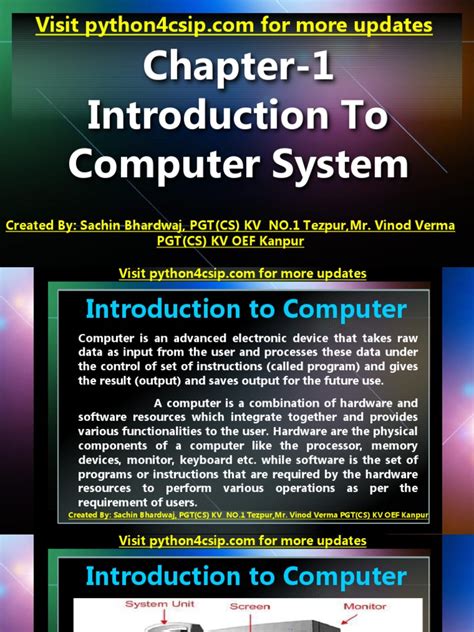 introduction to computer systems notes pdf