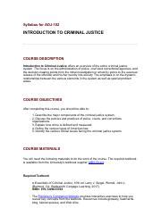 introduction to criminal justice syllabus pdf
