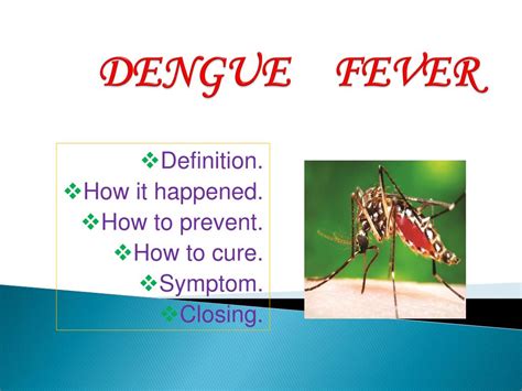 introduction to dengue fever