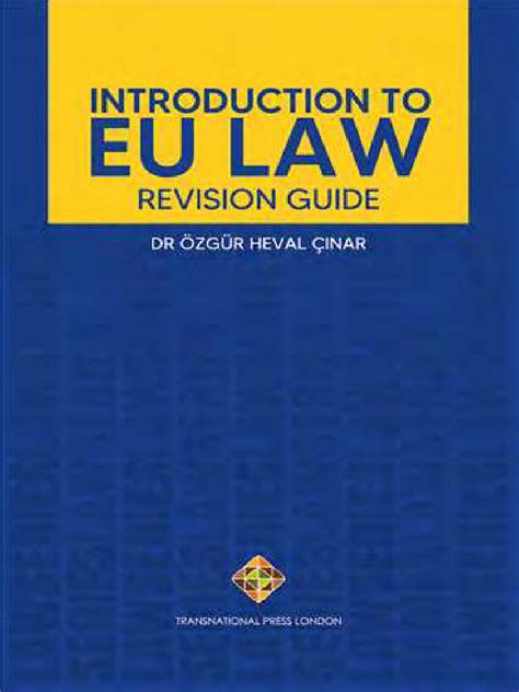 introduction to eu law revision guide