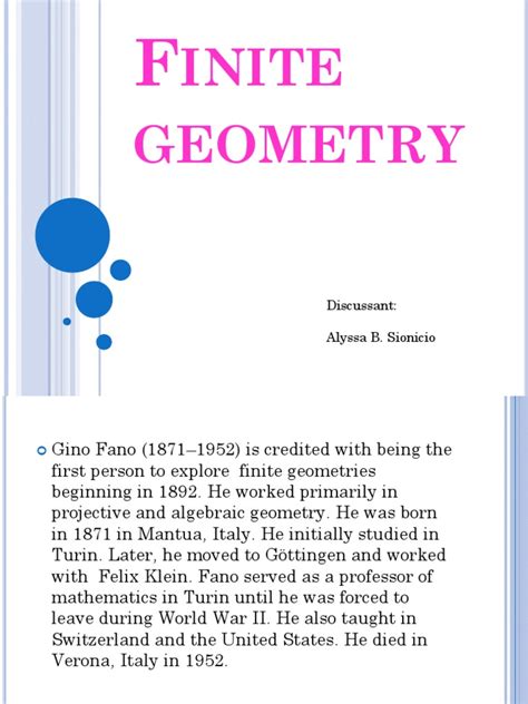 introduction to finite geometry pdf
