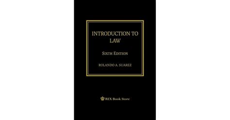 introduction to law by rolando suarez pdf