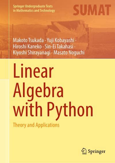 introduction to linear algebra for data science with python book