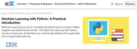 introduction to machine learning with python edx