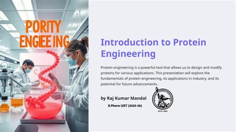 Introduction To Protein Engineering