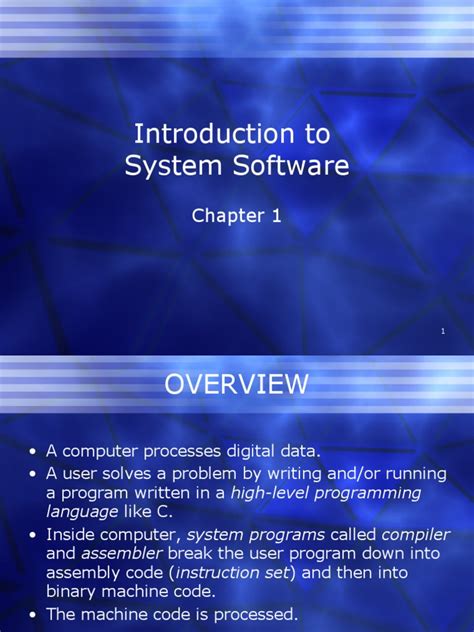 introduction to system software pdf notes