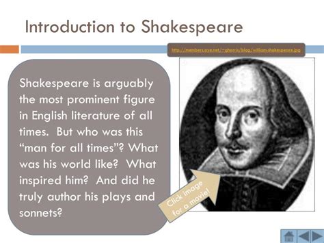 introduction to william shakespeare