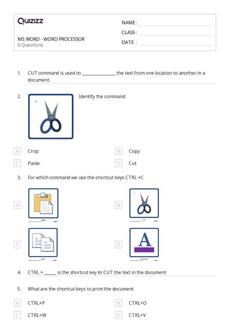 introduction to word processor class 9 questions and answers