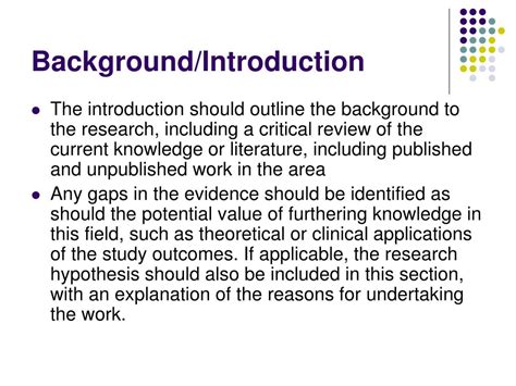 introduction vs background example