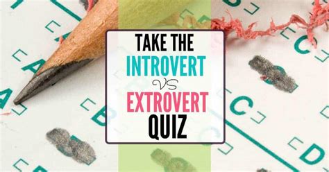 Introvert Vs Extrovert Funny Quiz Printable
