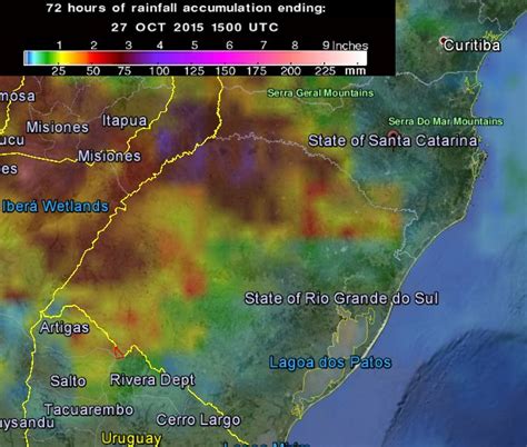 inundaciones en el sur de brasil mapa