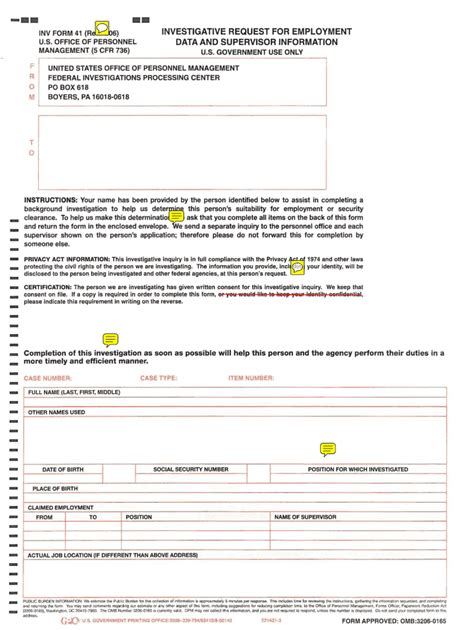 Optional Form 41 Fill Out and Sign Printable PDF Template signNow