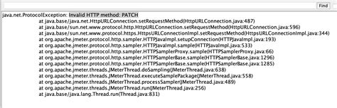 invalid http method patch java 17
