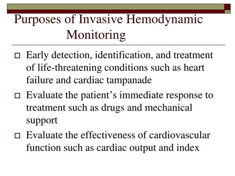 Invasive Monitoring Ppt