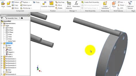Inventor Pin Constraint