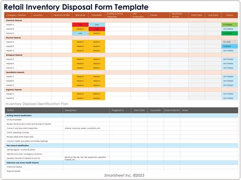 Inventory Disposal Form Excel