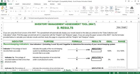 inventory management assessment tool