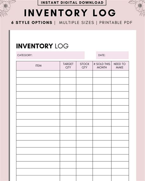 Inventory Template 25+ Free Word, Excel, PDF Documents Download