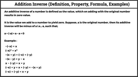 Uncovering the Mystery of Inverse for Addition in Math