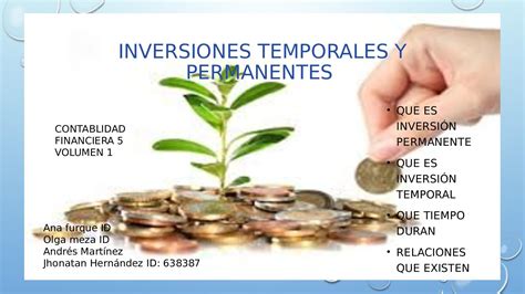 inversiones temporales que cuenta es