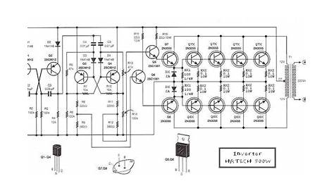GVC Lighting Inverter Circuit 12V to 220V 500W by 2N3055