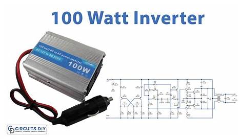 Inverter Circuit Diagram 12v To 220v 100w CD4047be 100 Watts