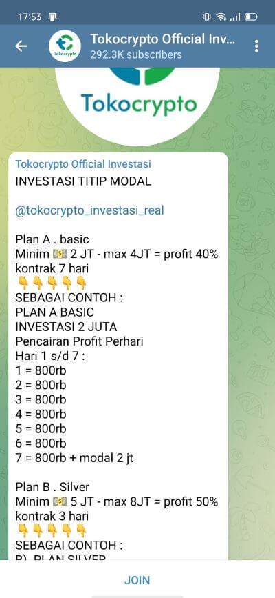 investasi ajaib di telegram