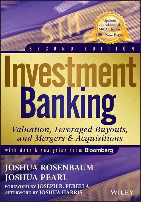 [PDF] Investment Banking Workbook by Joshua Rosenbaum eBook Perlego
