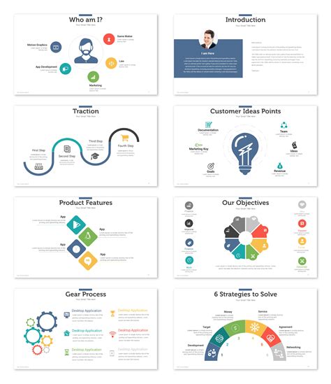 investor pitch deck powerpoint template free download