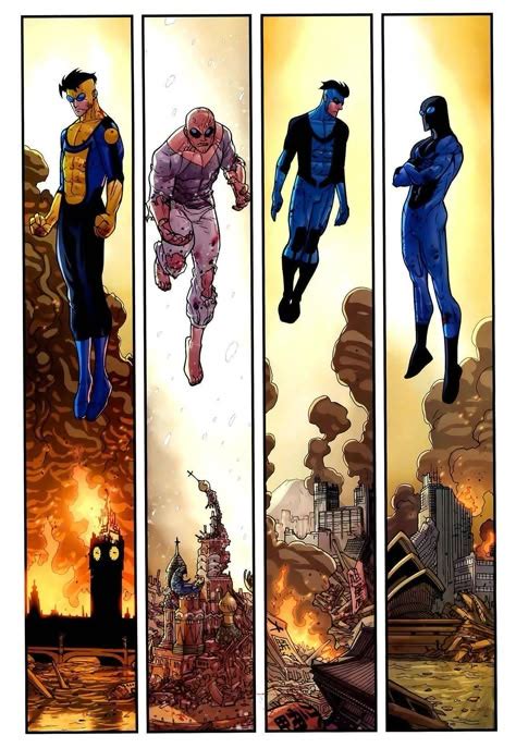 invincible variants comic panel