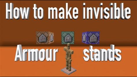 invisible armor stand bedrock