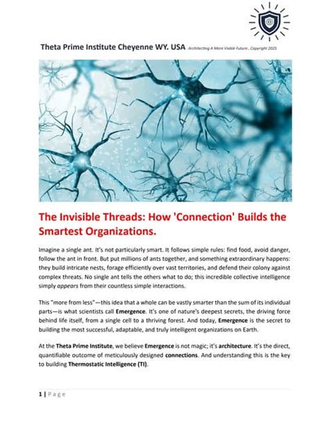 invisible threads of connection