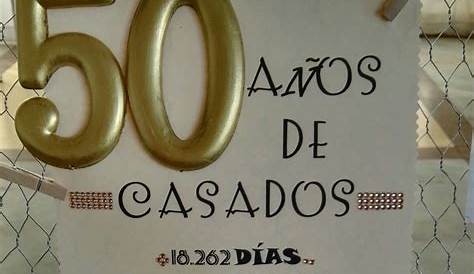 Invitaciones Para Aniversario De 50 Anos De Casados Boda 5.00 En Mercado