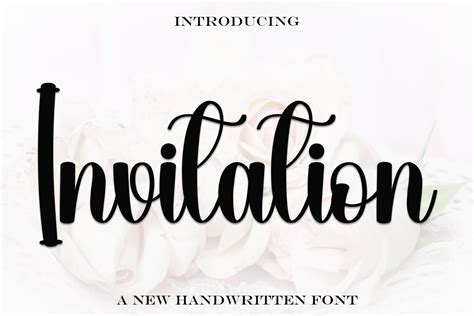 Invitation Design Font