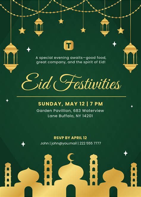 Invitation For Eid Party