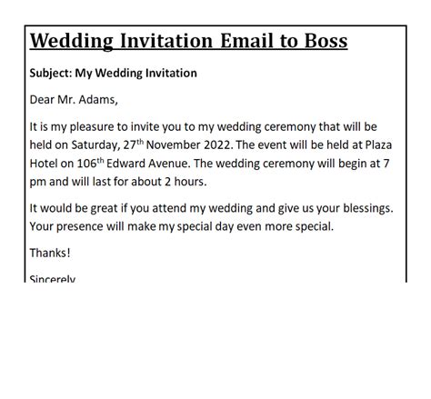 Invitation Ideas Email