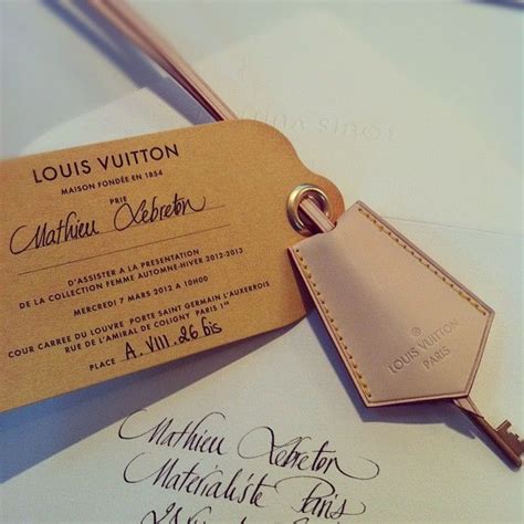 Invitation Louis Vuitton