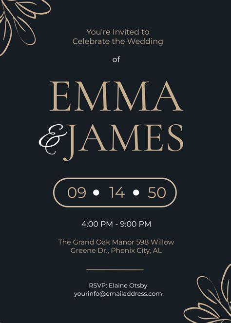 Invitation Templates Online