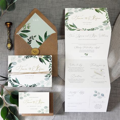 Invitations Etsy Wedding