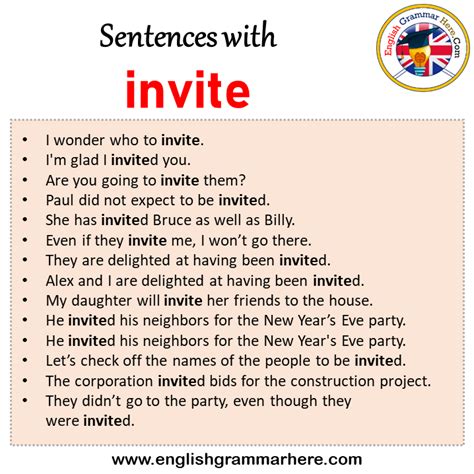 Invite La Definition