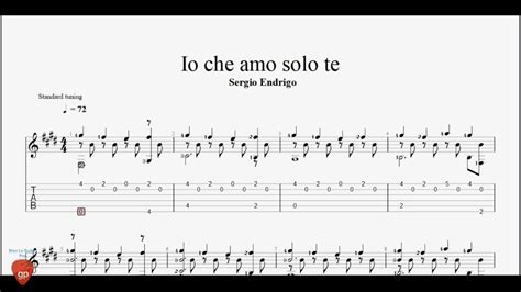 io che amo solo te chords