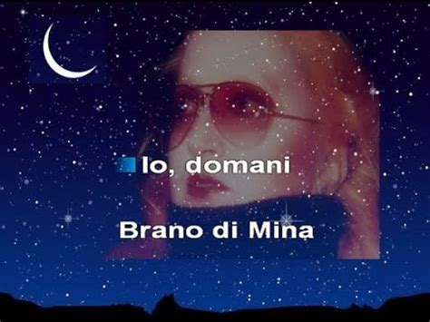 io domani mina karaoke