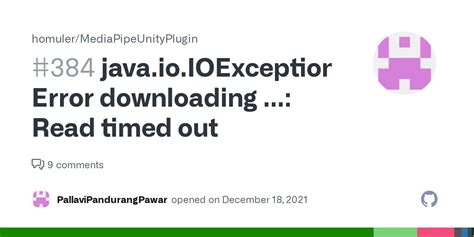 Ioexception Read Timed Out