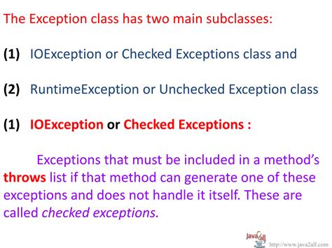 Ioexception Runtimeexception