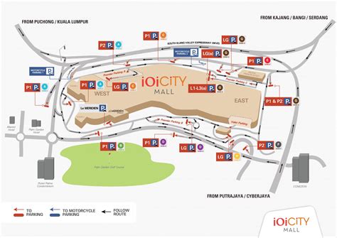 ioi mall putrajaya map